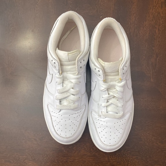 Triple White Nike Dunks - Picture 3 of 6